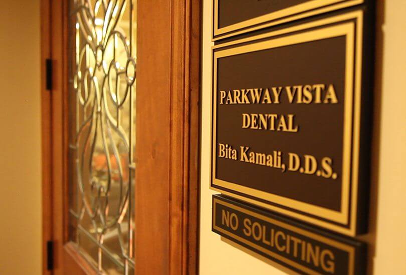 Parkway Vista Dental sign