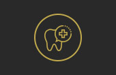tooth with emergency symbol