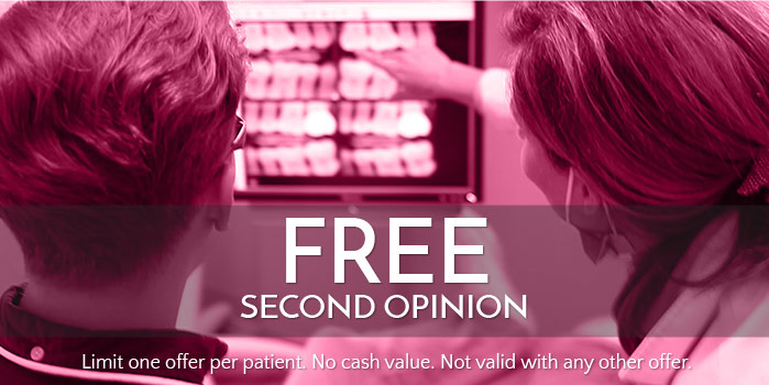 Free second opinion special flyer